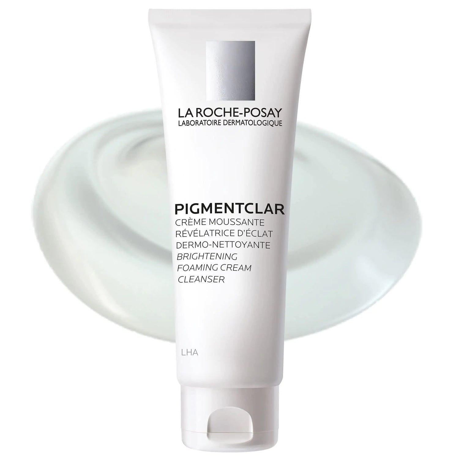 La Roche-Posay Pigmentclar Brightening Face Cleanser, Exfoliating Face Wash with LHAs, Dark Spot Remover and Skin Tone Brightening, Fragrance Free Foaming Cream Cleanser (Pack of 1)