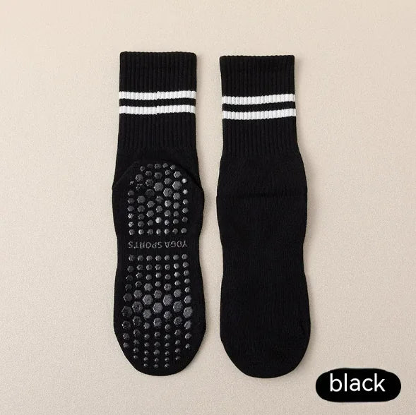 Mid-Calf Anti-Odor Non-Slip Silicone Indoor Socks