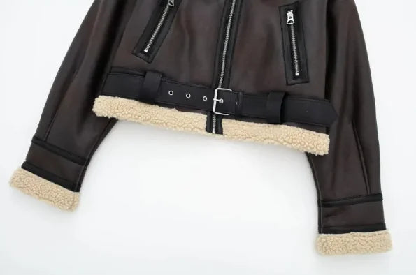 Women's Fashion Double-sided Short Jacket