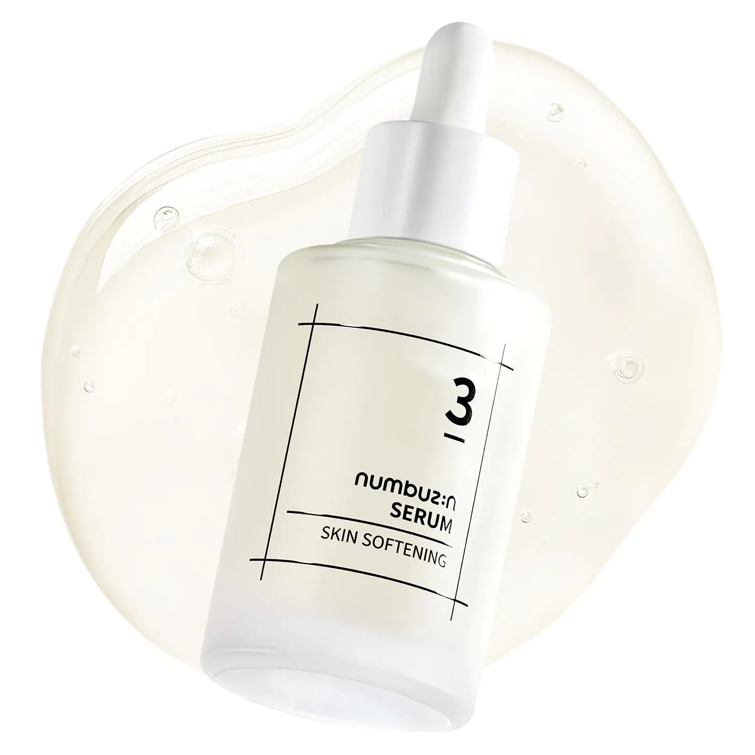 Numbuzin No.3 Siero ammorbidente per la pelle | Cura dei pori, pelle strutturata, Bifida, Galactomyces, Niacinamide, Adenosina, Pantenolo | Cura della pelle coreana per il viso (1,69 Fl Oz) 1,69 Fl Oz (confezione da 1)