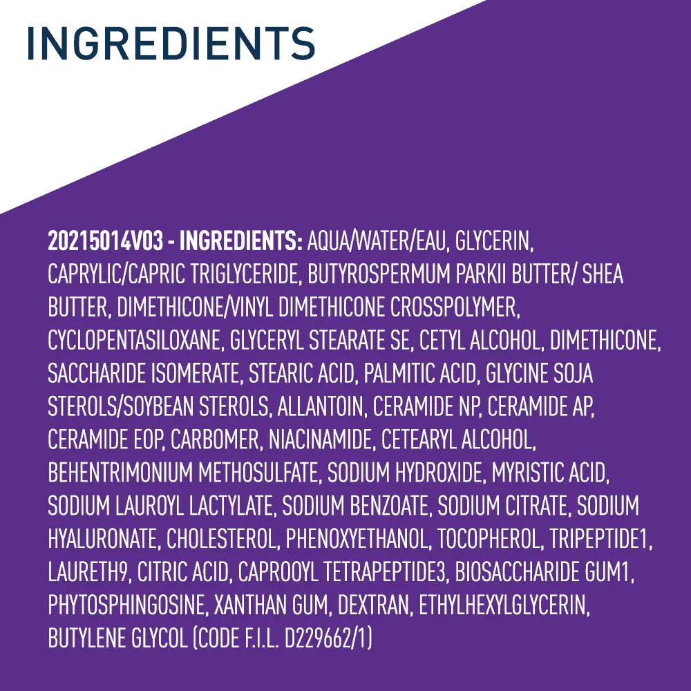 Crema notte per il rinnovamento della pelle CeraVe | Niacinamide, complesso peptidico e idratante all'acido ialuronico per il viso | 1,7 once, la confezione può variare 1,7 once (confezione da 1)