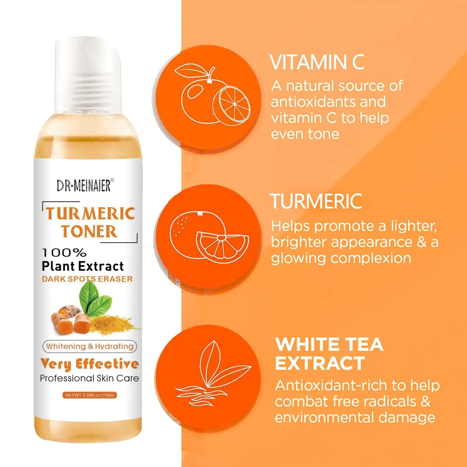 Turmeric Moisturizing Toner Acne Remover