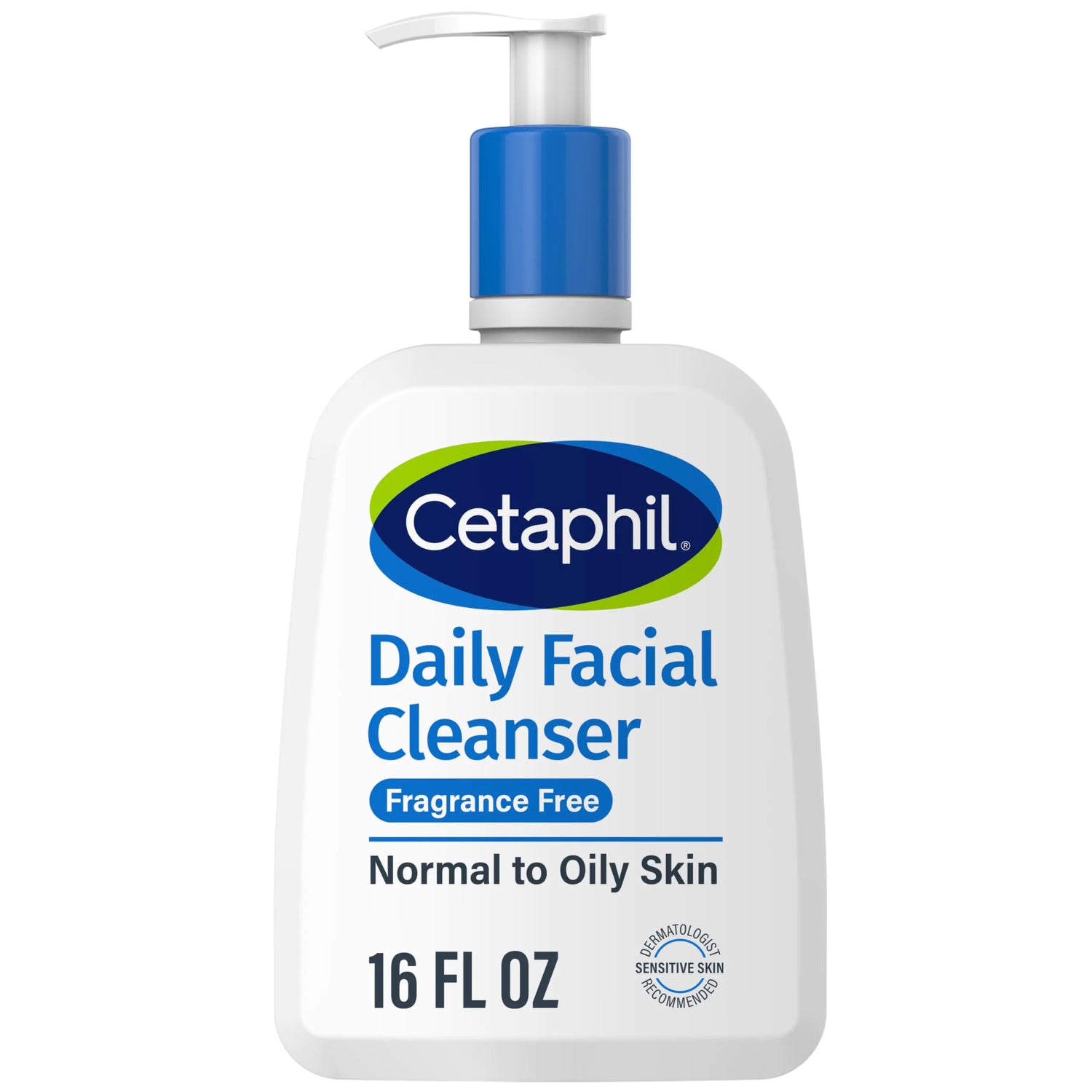 Detergente viso di CETAPHIL, detergente viso quotidiano per pelli sensibili, da miste a unte, NUOVO 16 once, senza profumo, schiuma delicata, senza sapone, ipoallergenico non profumato 16 fl oz (confezione da 1)