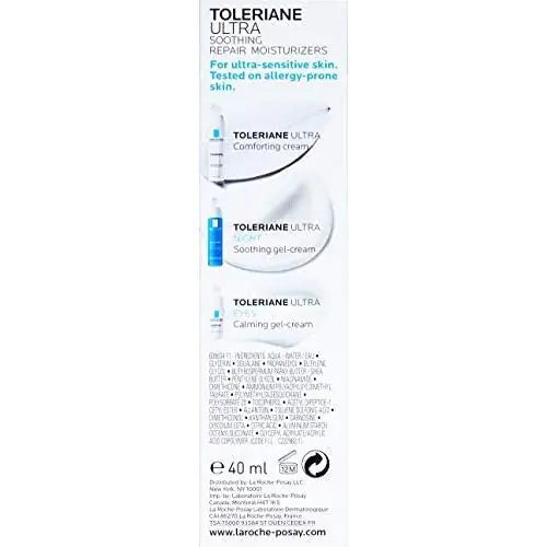 La Roche-Posay Toleriane Dermallergo Crema Notte per Viso Idratante Lenitivo Intenso con Vitamina E, Testato per Allergie, per Pelle Sensibili, Precedentemente Toleriane Ultra Night