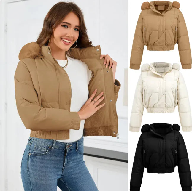 Women's Cozy-Chic Cotton-Padded Jacket