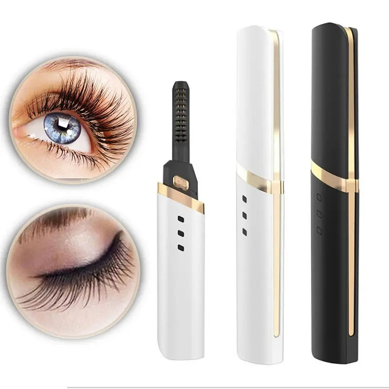 Mini Electric Makeup Sets Tools Plastic Heated Eyelash Curler