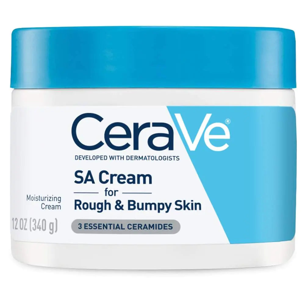 Crema idratante CeraVe con acido salicilico | Crema esfoliante per il corpo con acido lattico, acido ialuronico, niacinamide e ceramidi | Senza profumo e testato per le allergie | 12 once 12 once (confezione da 1)