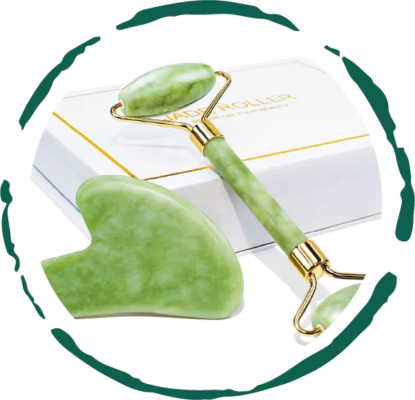 Confezione regalo Jade Roller e Gua Sha