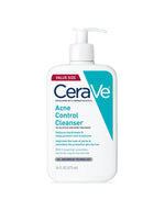 Detergente per il controllo dell’acne CeraVe, trattamento dell’acne all’acido salicilico al 2% formulato con niacinamide + ceramidi + argilla assorbente dell’olio, detergente deliminare e prevenire l'acne, senza profumo, 16 once 16 fl oz (confezione da 1)