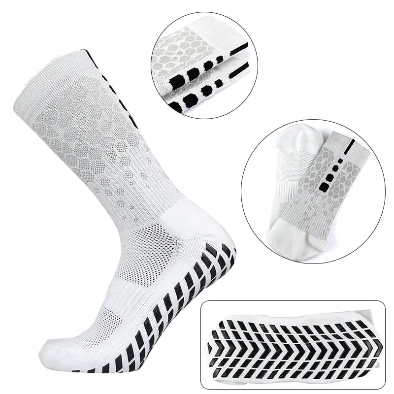 2022 New Men Women Football Socks Honeycomb Graphics