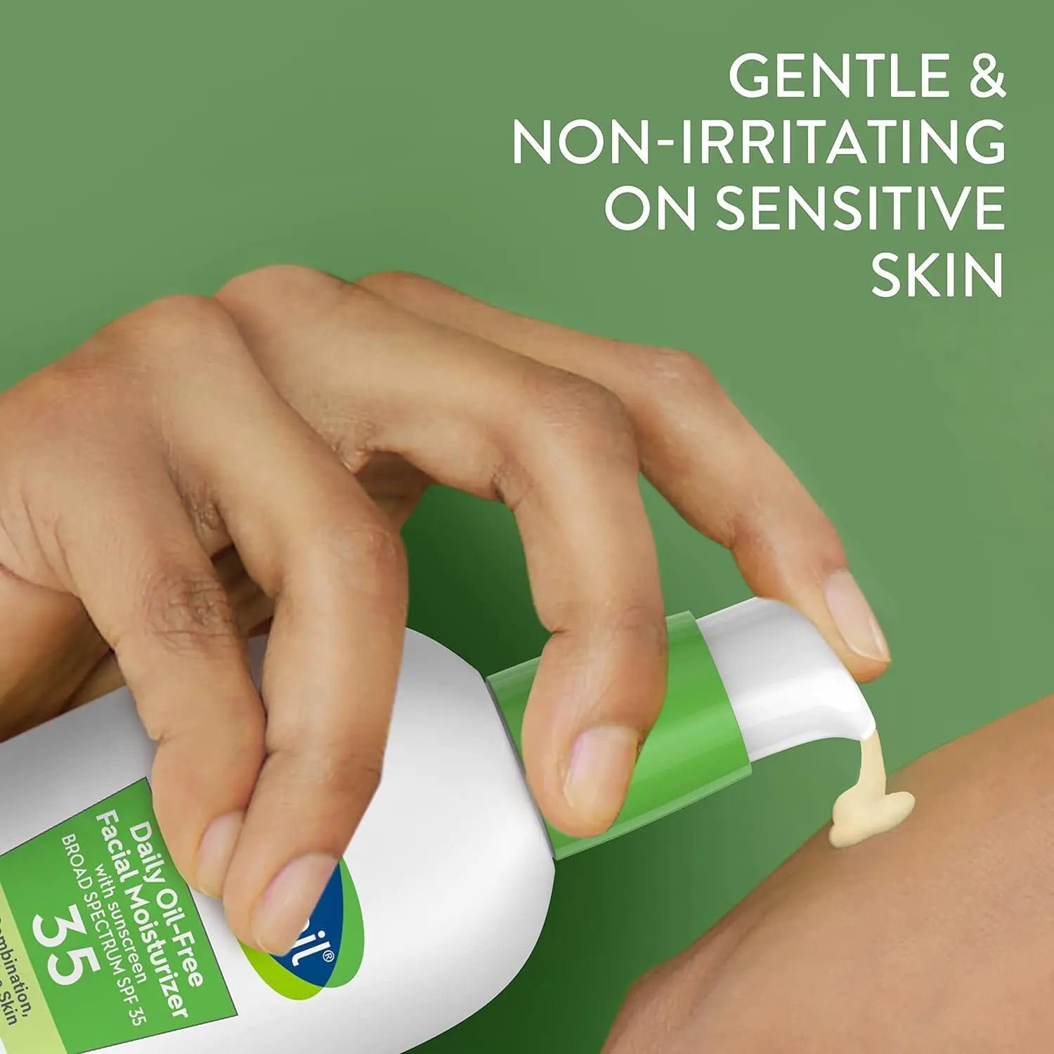 Idratante viso Cetaphil, idratante viso senza olio quotidiano con SPF 35, per pelli sensibili miste secche o oleose, lozione viso senza profumo NUOVO, 3oz